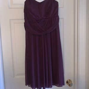 DAVID’S BRIDAL Strapless Dress